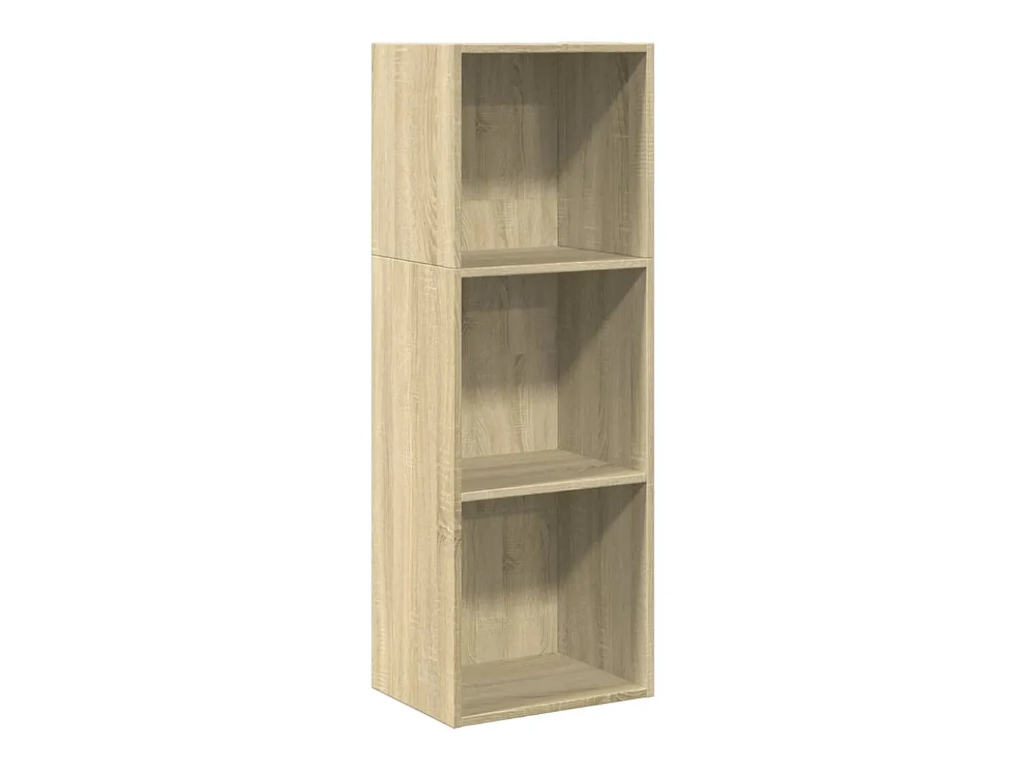 Estantería de madera de ingeniería roble Sonoma 40x30x114 cm