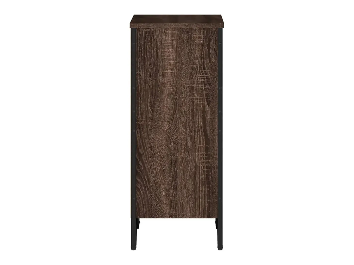 Estantería de madera de ingeniería marrón roble 50x31x74,5 cm