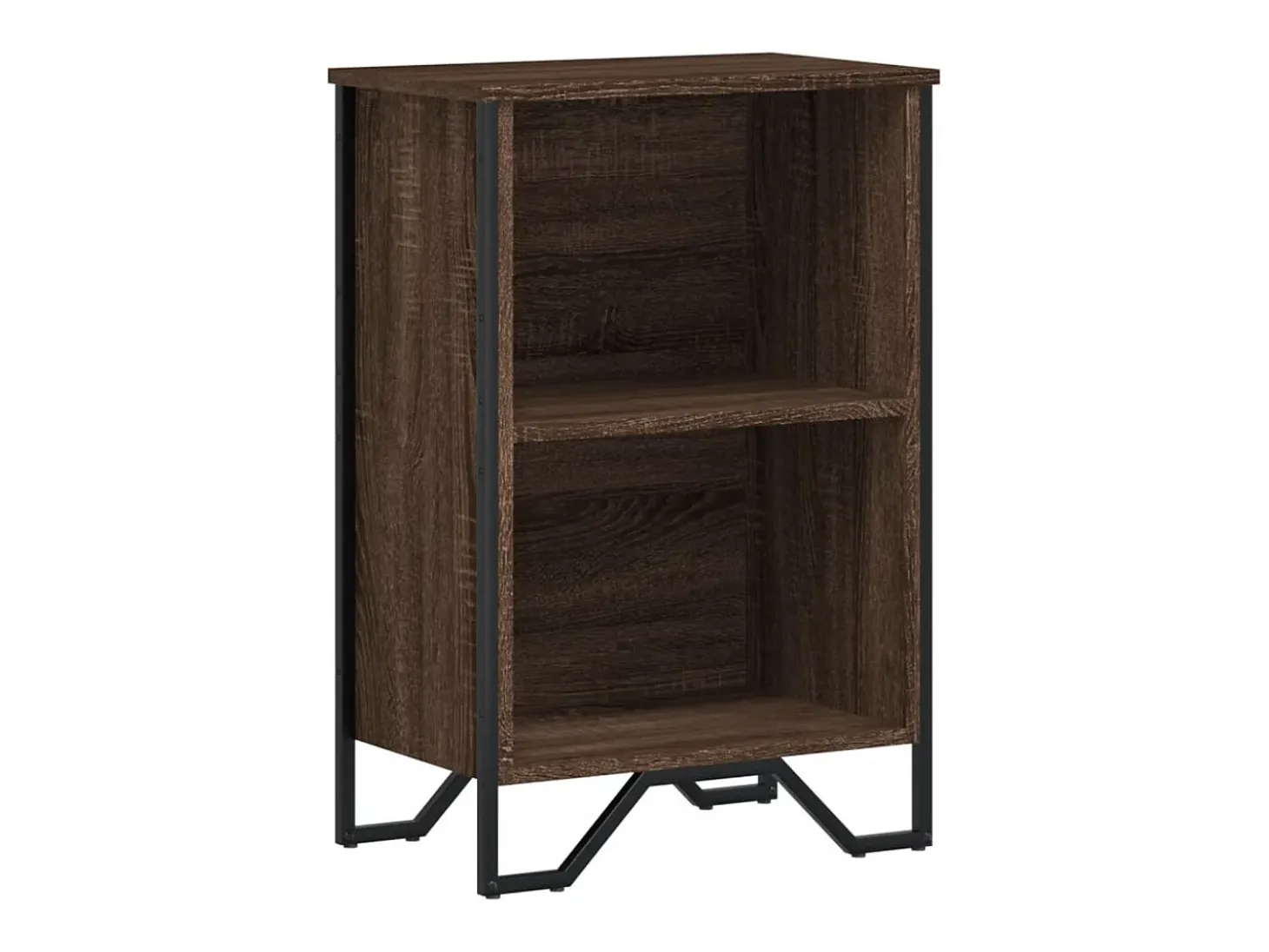 Estantería de madera de ingeniería marrón roble 50x31x74,5 cm
