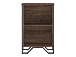 Estantería de madera de ingeniería marrón roble 50x31x74,5 cm