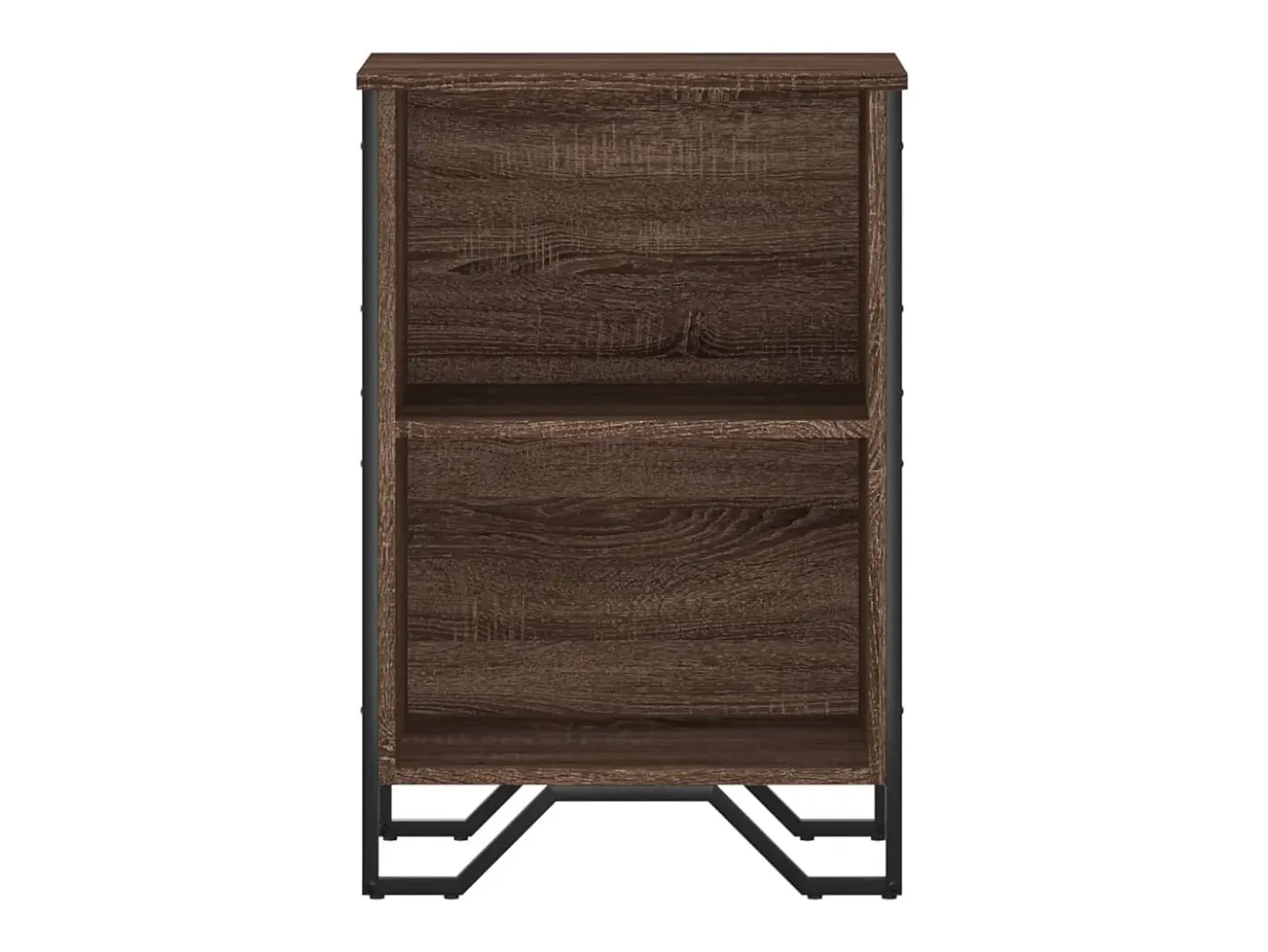 Estantería de madera de ingeniería marrón roble 50x31x74,5 cm