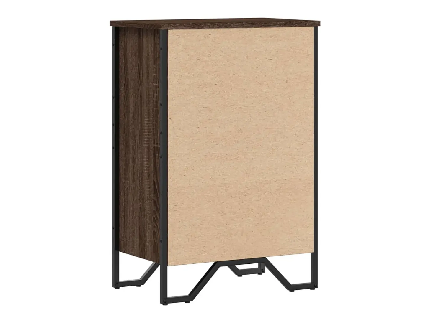 Estantería de madera de ingeniería marrón roble 50x31x74,5 cm
