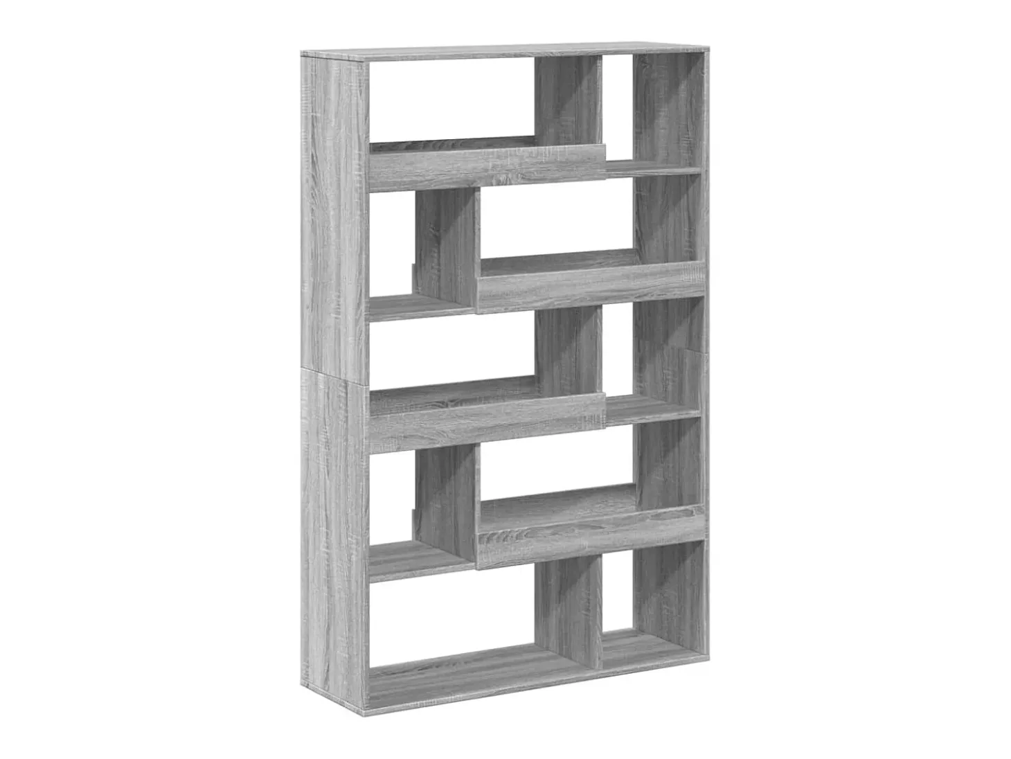 Estantería de madera de ingeniería gris Sonoma 100x33x156,5 cm