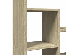 Estantería de madera de ingeniería roble Sonoma 72x20x120 cm