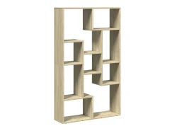 Estantería de madera de ingeniería roble Sonoma 72x20x120 cm