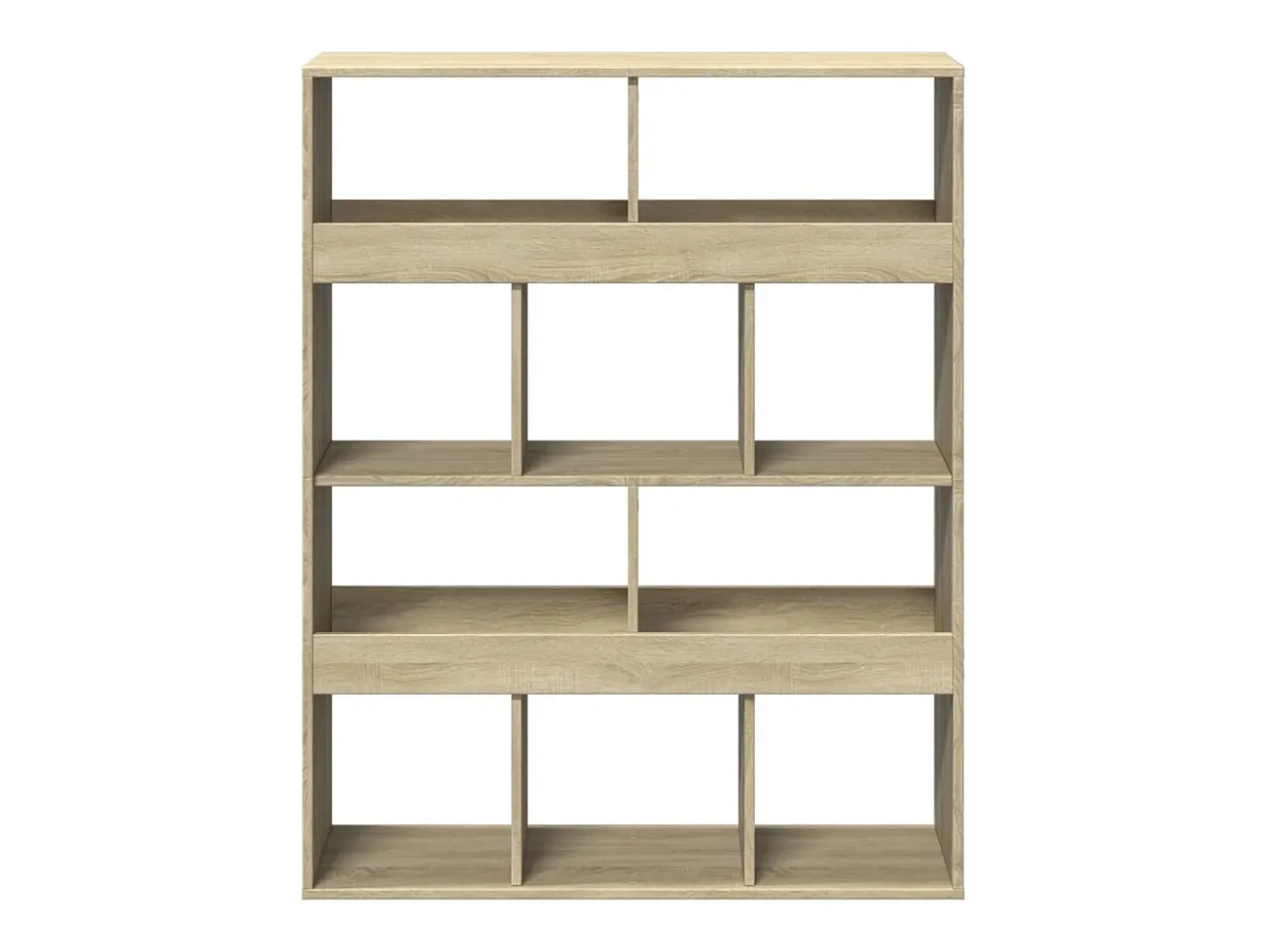 Estantería de madera de ingeniería roble Sonoma 100x33x125,5 cm