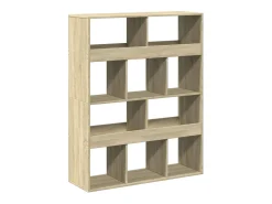 Estantería de madera de ingeniería roble Sonoma 100x33x125,5 cm