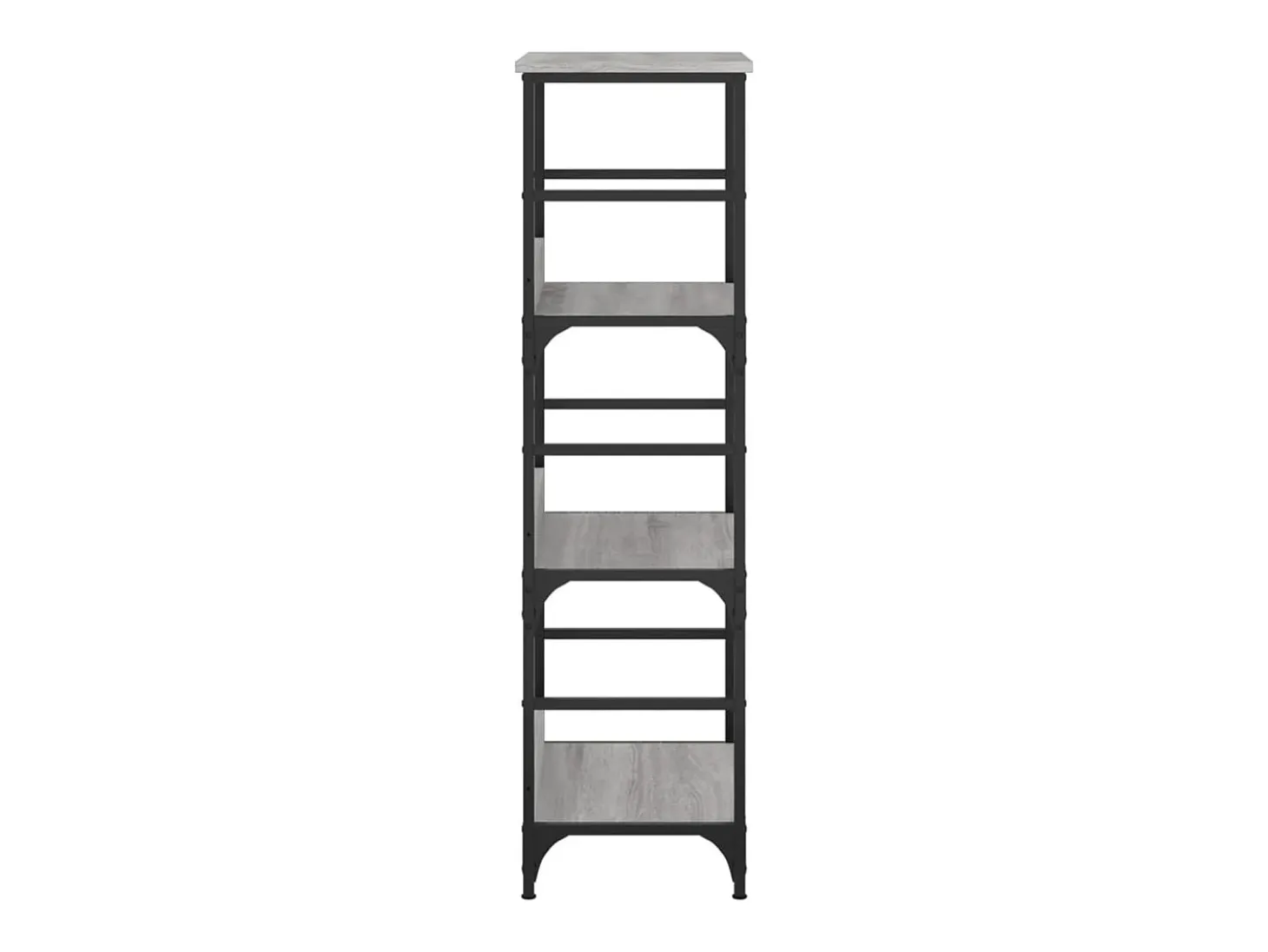 Estantería de madera de ingeniería gris Sonoma 50x33x117,5 cm