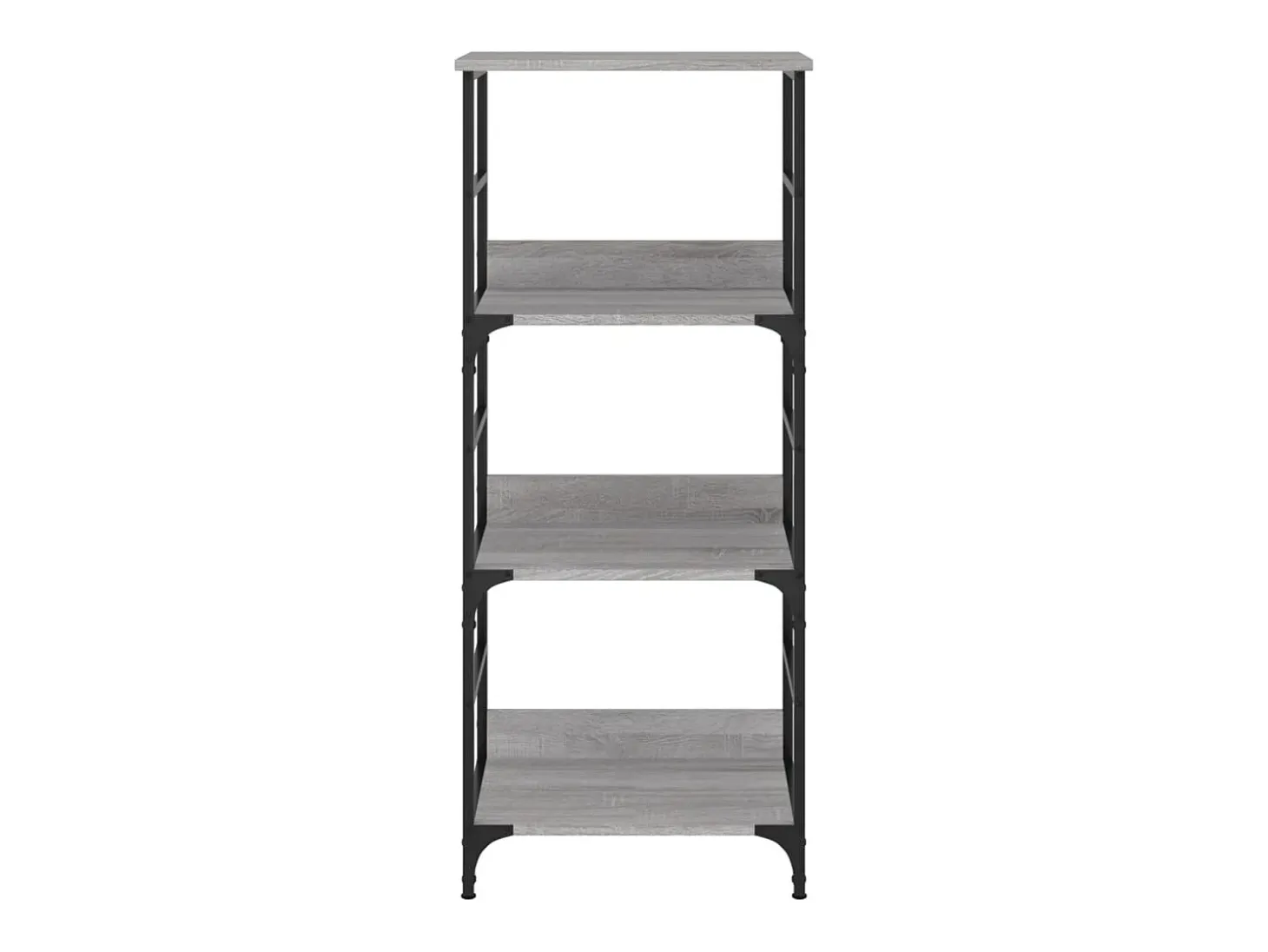 Estantería de madera de ingeniería gris Sonoma 50x33x117,5 cm