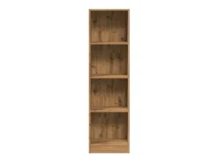 Estantería de madera de ingeniería roble artesano 40x24x143 cm