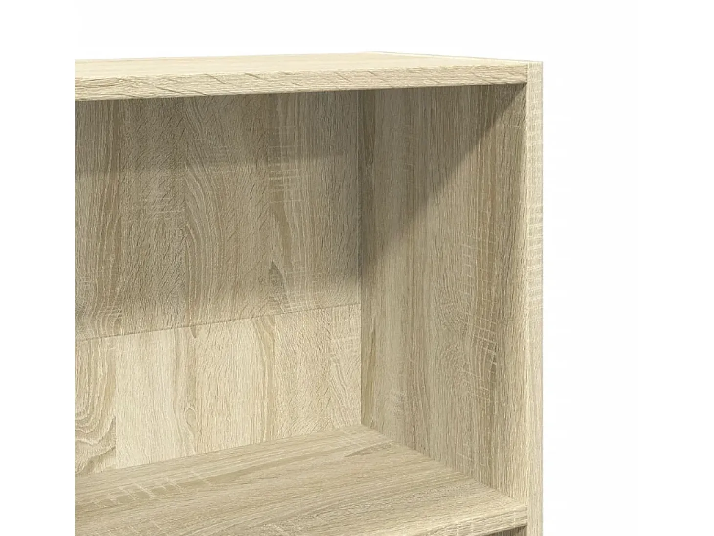Estantería de madera de ingeniería roble Sonoma 40x24x176 cm