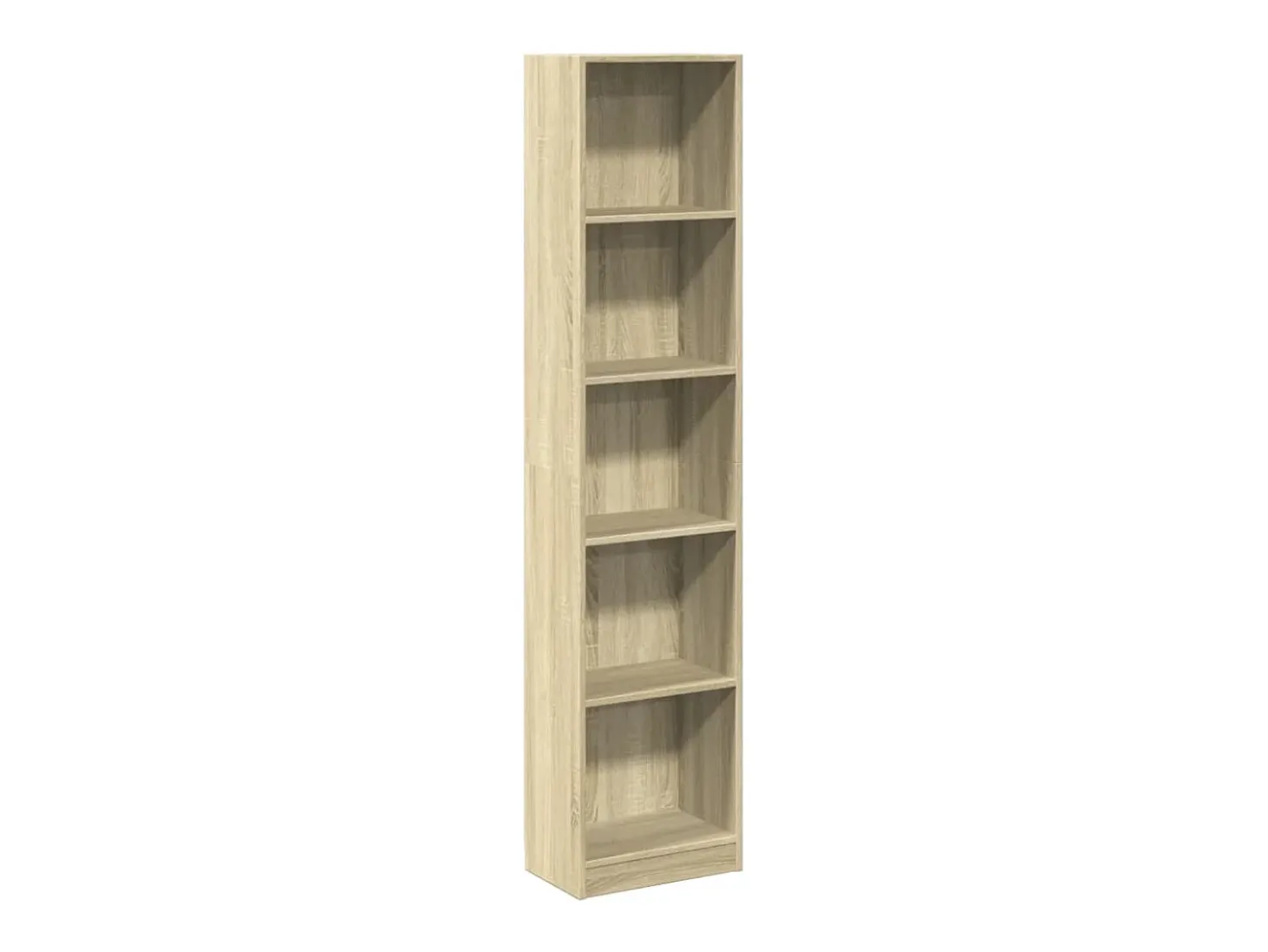 Estantería de madera de ingeniería roble Sonoma 40x24x176 cm