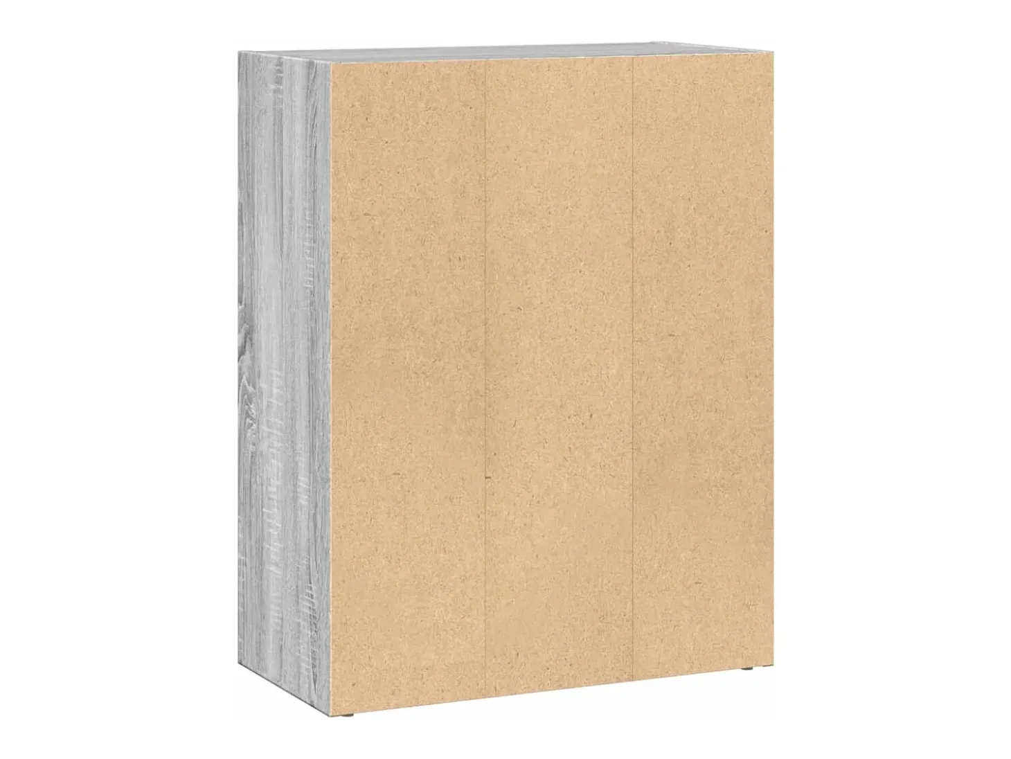 Estantería de madera de ingeniería gris Sonoma 60x30x77 cm