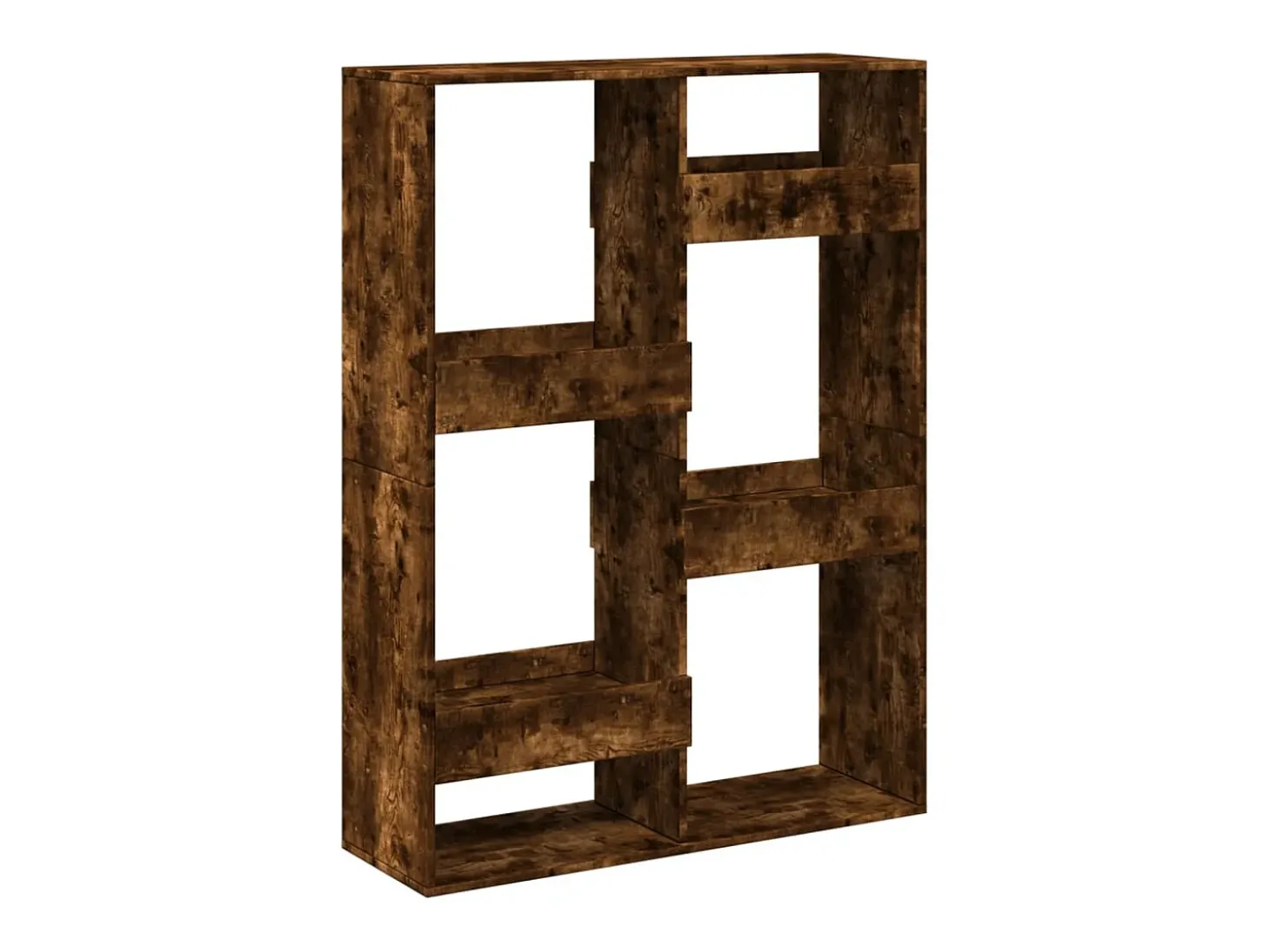 Estantería de madera de ingeniería roble ahumado 100x33x135 cm