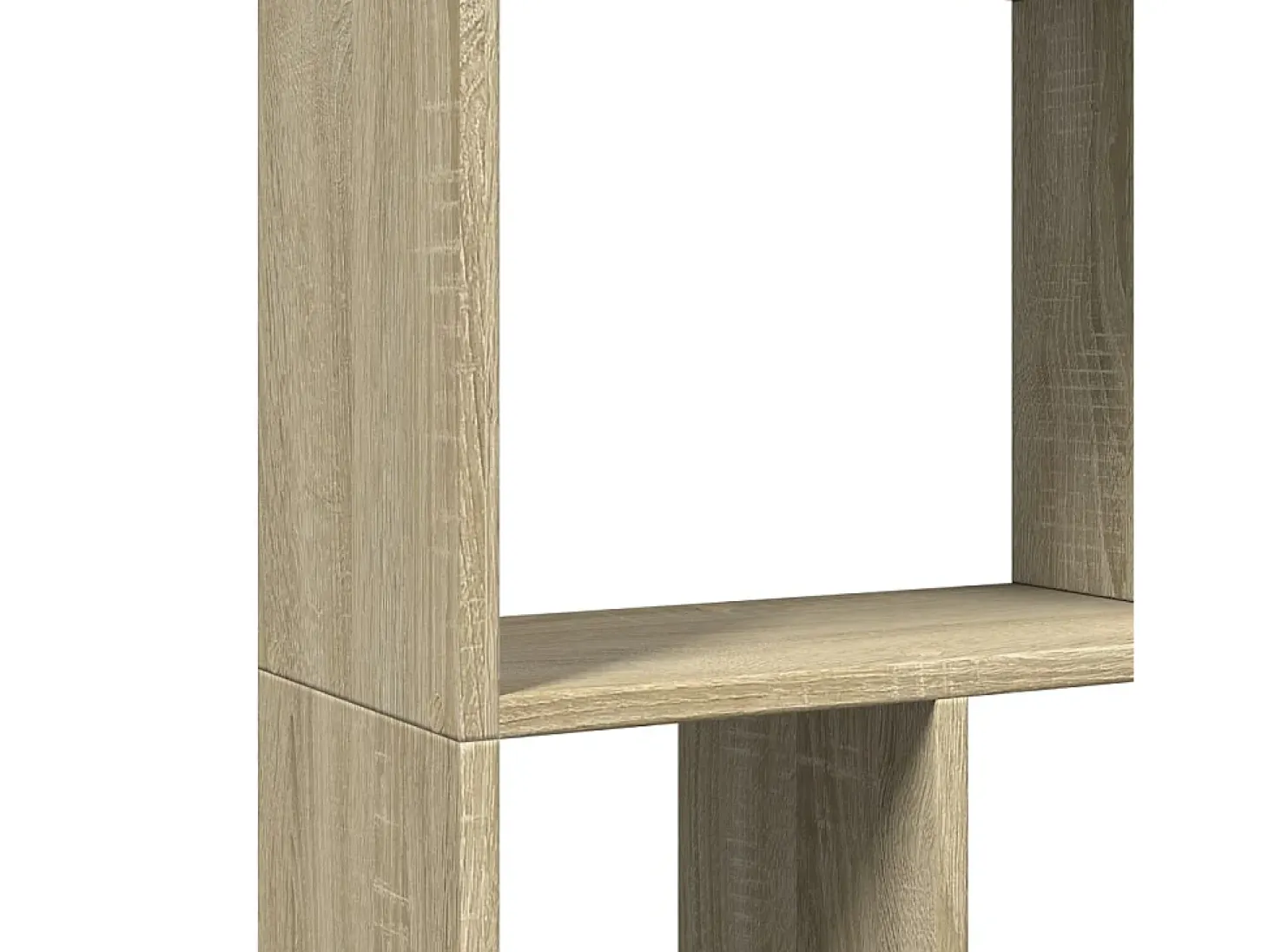 Estantería de madera de ingeniería roble Sonoma 60x20x120 cm