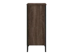 Estantería de madera de ingeniería marrón roble 80x31x74,5 cm