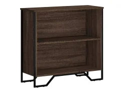 Estantería de madera de ingeniería marrón roble 80x31x74,5 cm