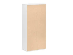 Estantería de madera de ingeniería blanca 50x25x105 cm