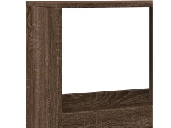 Estantería de madera de ingeniería marrón roble 100x33x175 cm