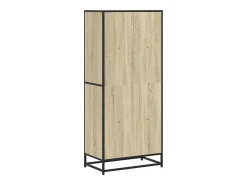 Estantería de madera de ingeniería roble Sonoma 60x35x139 cm