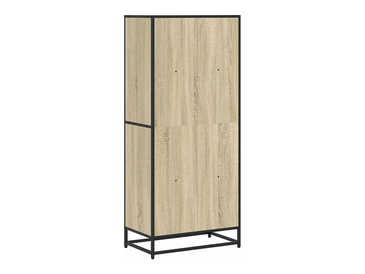 Estantería de madera de ingeniería roble Sonoma 60x35x139 cm