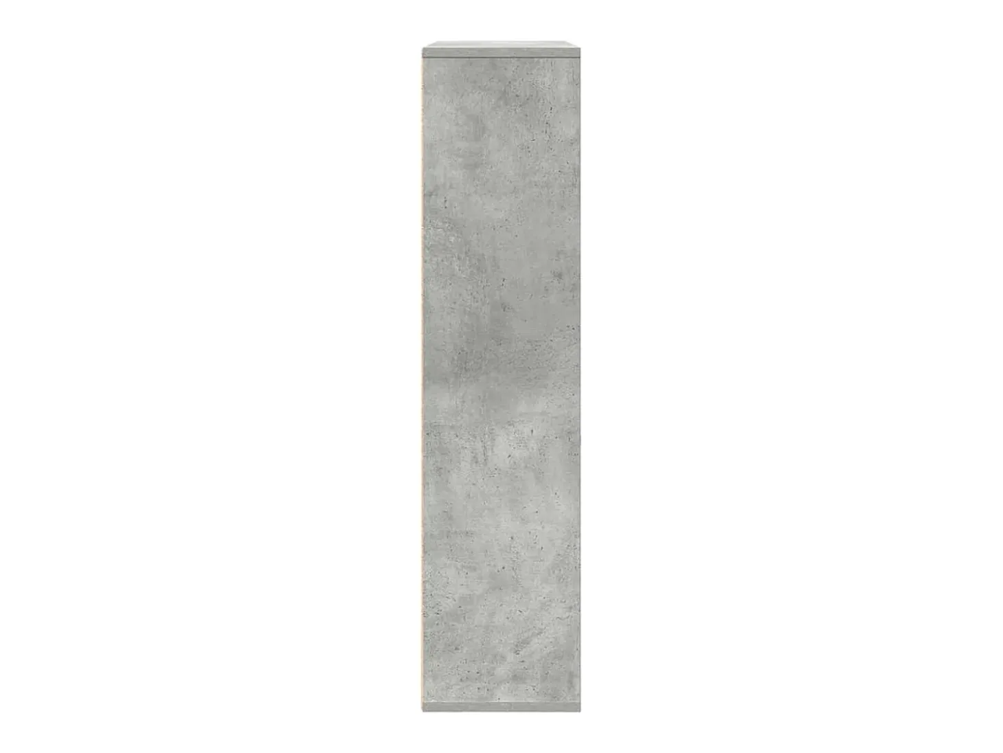 Estantería de madera de ingeniería gris hormigón 89x24x101,5 cm