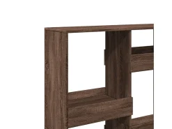 Estantería de madera de ingeniería marrón roble 100x33x135 cm