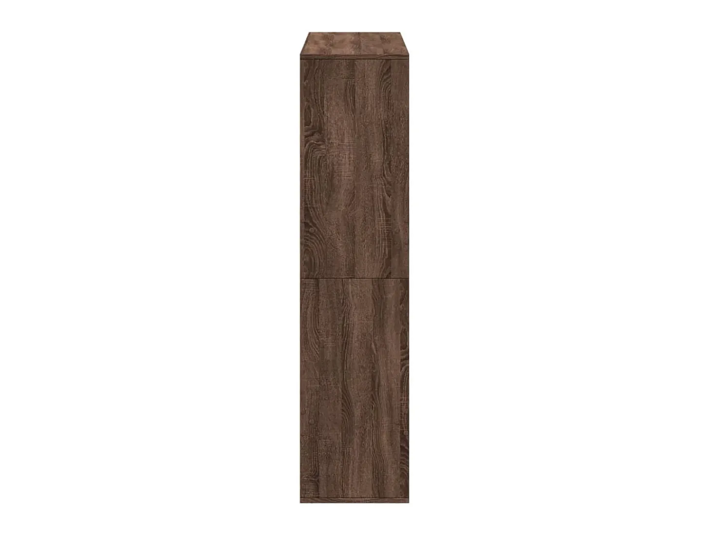Estantería de madera de ingeniería marrón roble 100x33x135 cm