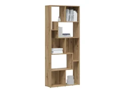 Estantería de madera de ingeniería roble artisan 67x24x161 cm