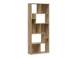 Estantería de madera de ingeniería roble artisan 67x24x161 cm