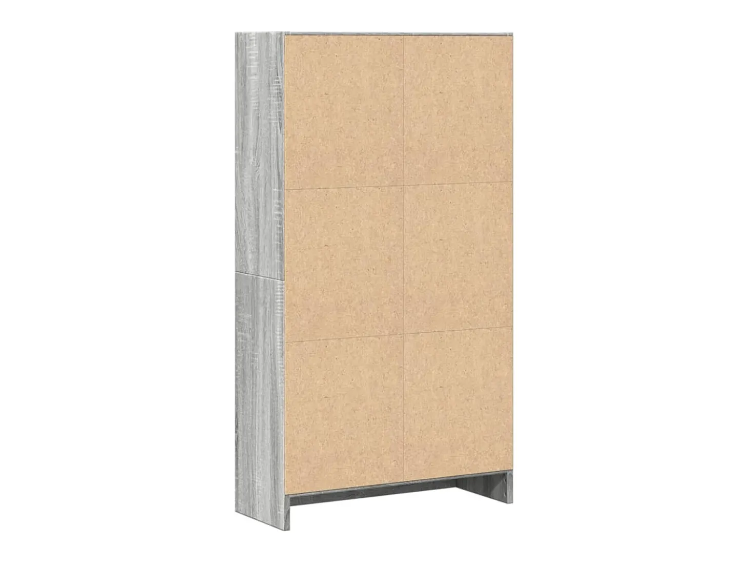 Estantería de madera de ingeniería gris Sonoma 60x24x109 cm