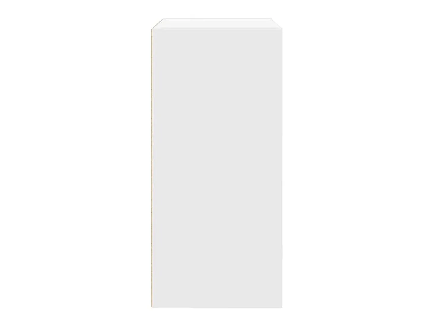 Estantería de madera de ingeniería blanca 31x24x52 cm