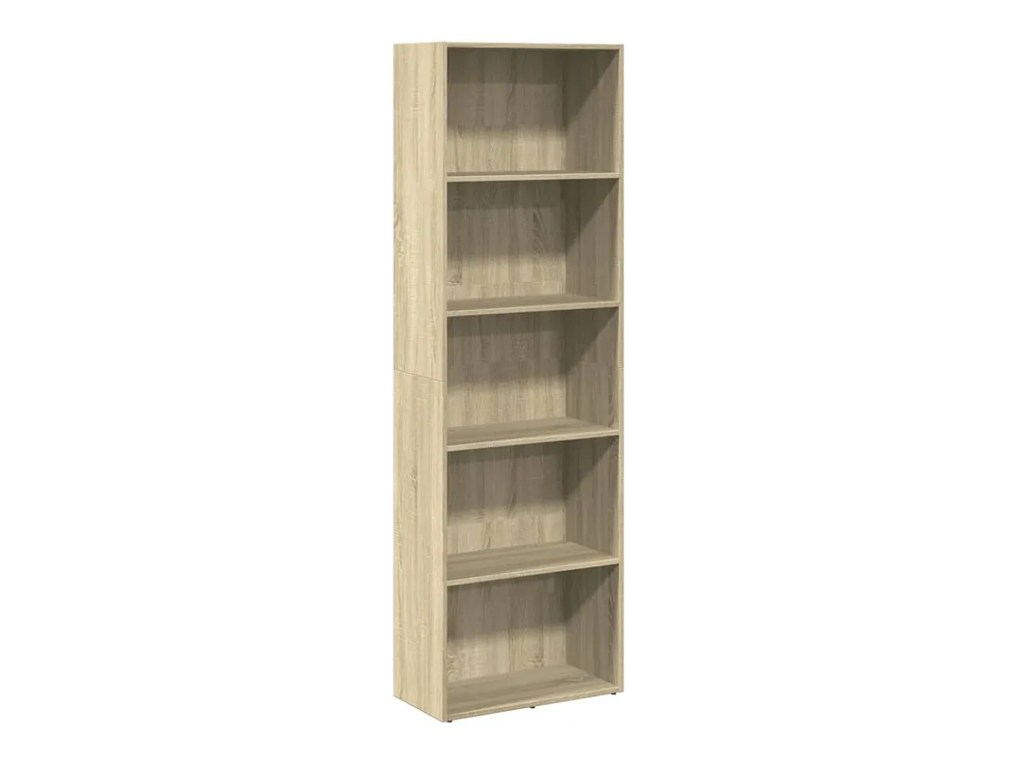 Estantería de madera de ingeniería roble Sonoma 60x30x189 cm