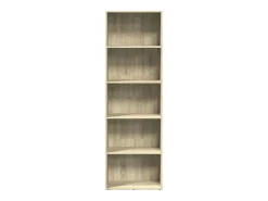 Estantería de madera de ingeniería roble Sonoma 60x30x189 cm