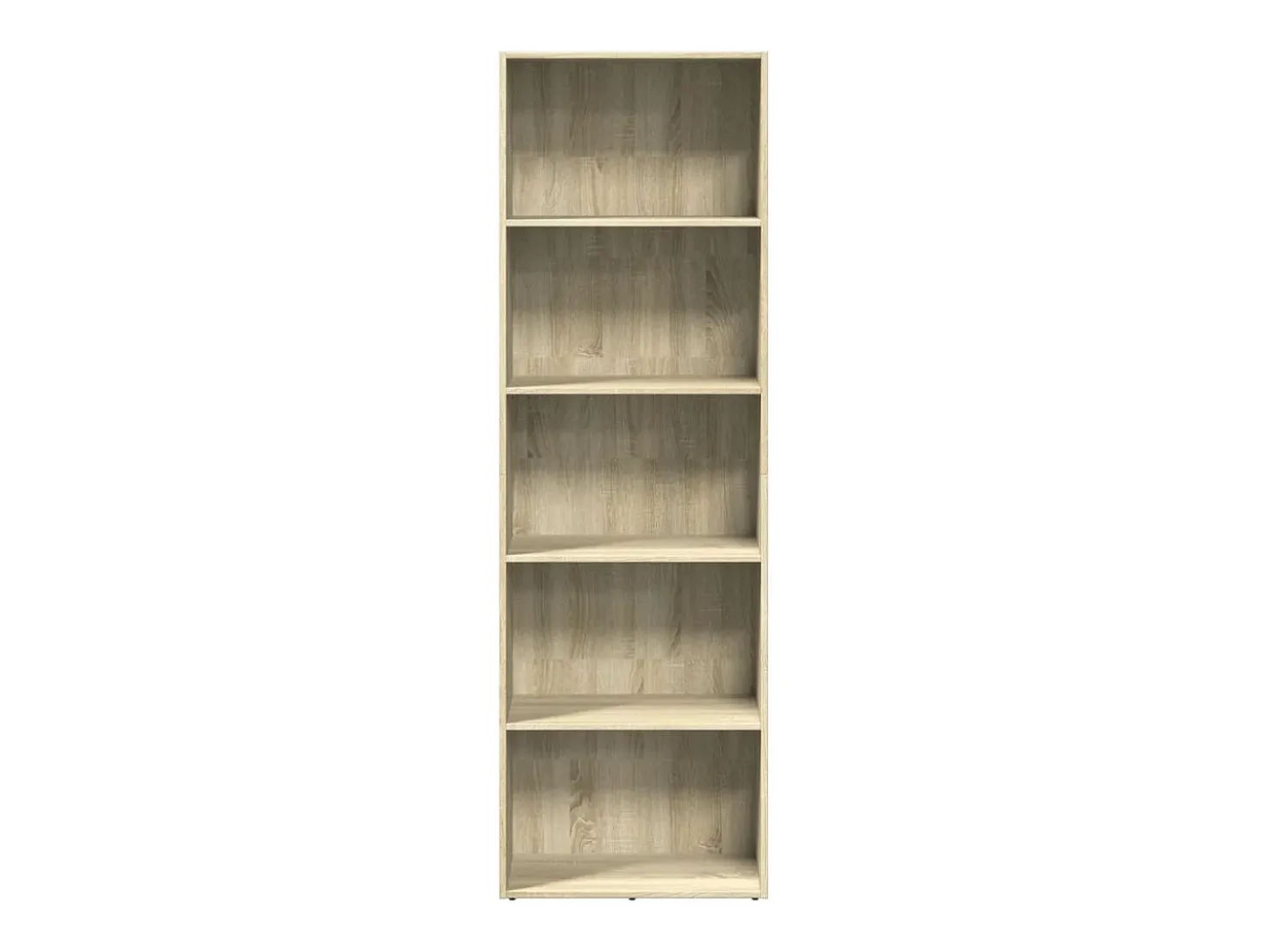 Estantería de madera de ingeniería roble Sonoma 60x30x189 cm