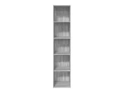 Estantería de madera de ingeniería gris Sonoma 40x30x189 cm