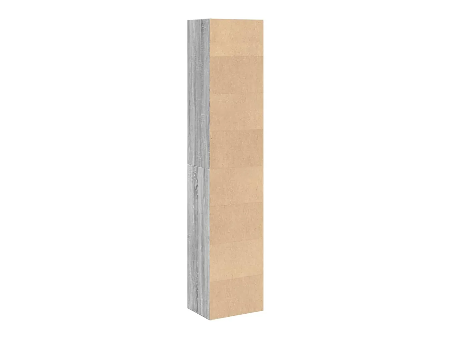 Estantería de madera de ingeniería gris Sonoma 40x30x189 cm