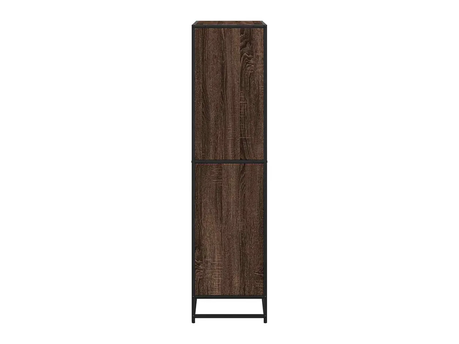 Estantería de madera de ingeniería marrón roble 80,5x35x139 cm