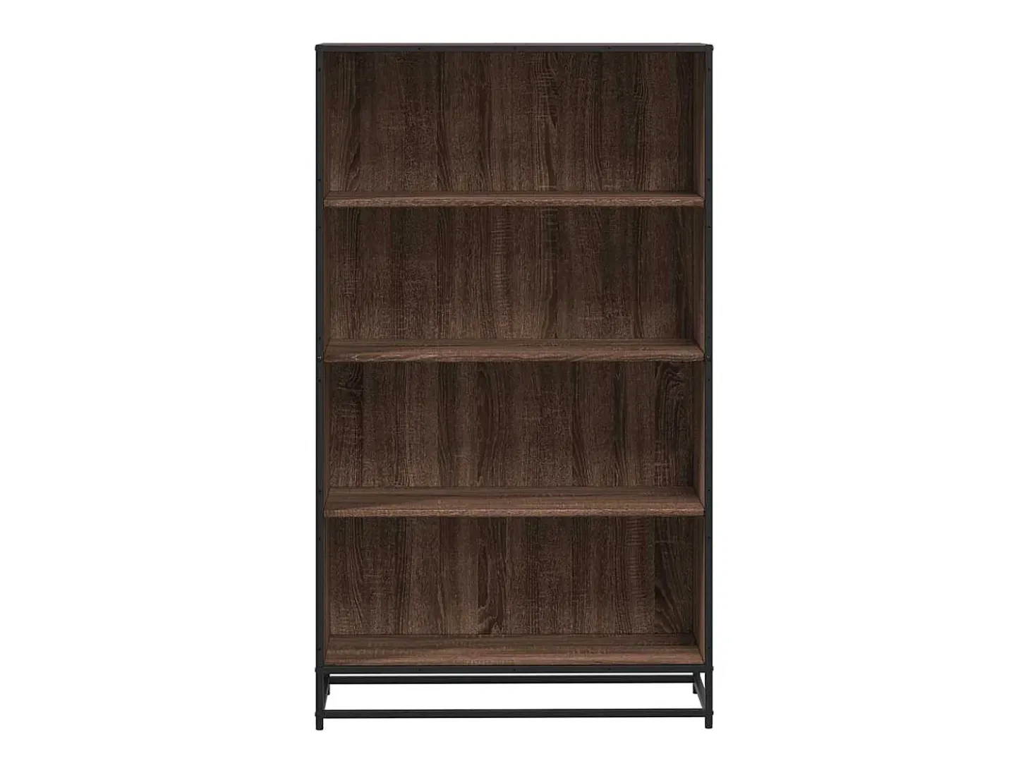 Estantería de madera de ingeniería marrón roble 80,5x35x139 cm