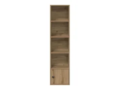 Estantería de madera de ingeniería roble artisan 31x24x127 cm