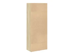 Estantería de madera de ingeniería roble Sonoma 60x30x152 cm