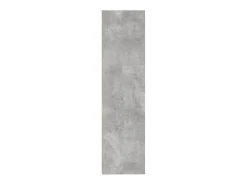 Estantería de madera de ingeniería gris hormigón 80x30x114 cm