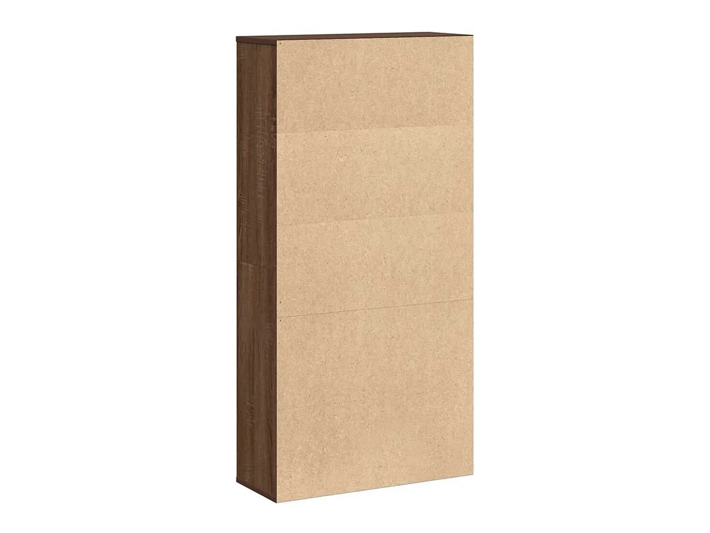 Estantería de madera de ingeniería marrón roble 60x24x120 cm