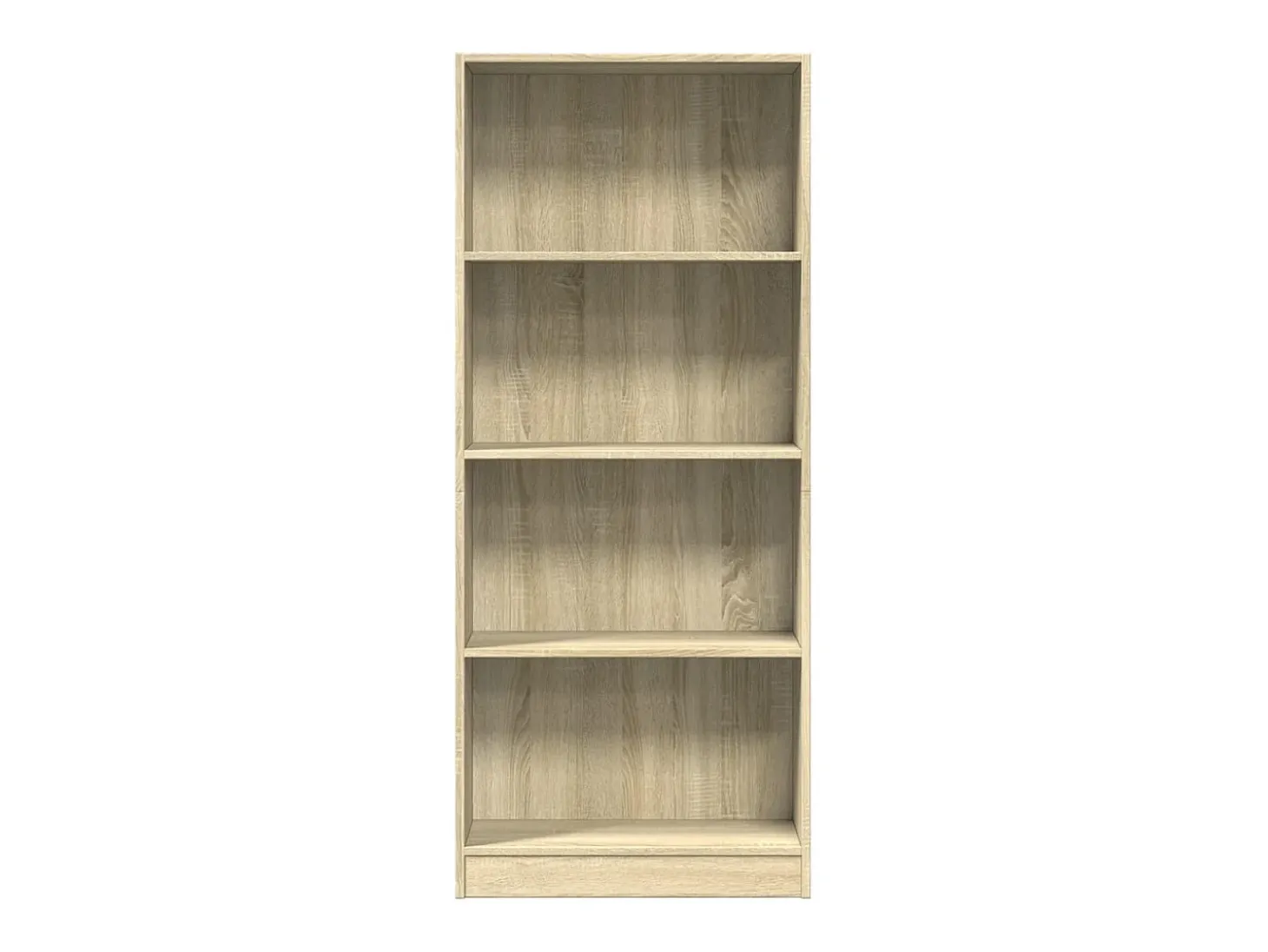 Estantería de madera de ingeniería roble Sonoma 60x24x143 cm