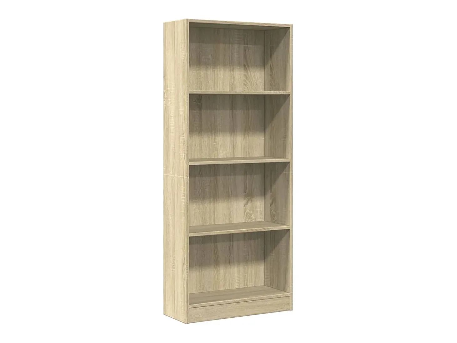 Estantería de madera de ingeniería roble Sonoma 60x24x143 cm