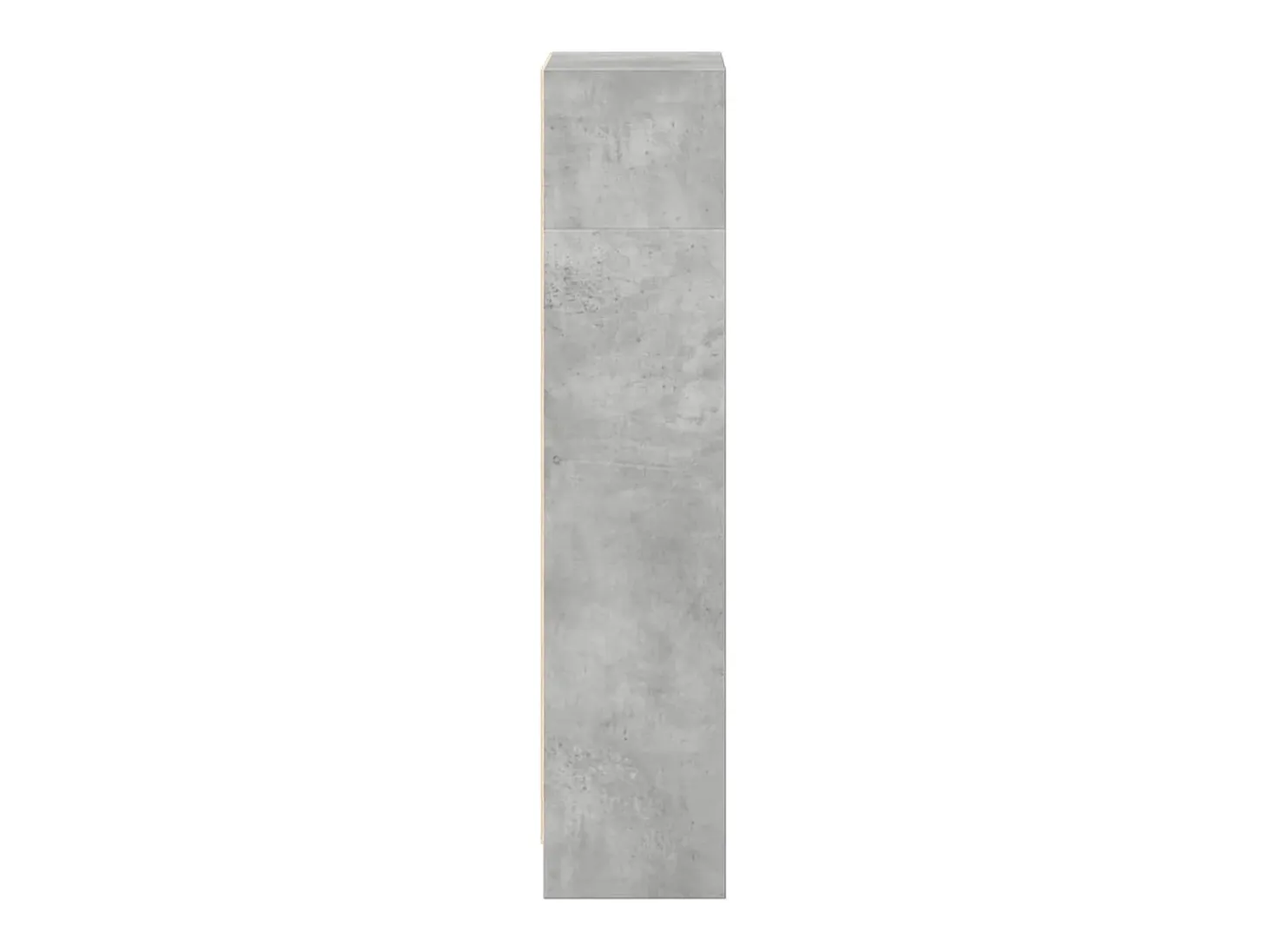 Estantería de madera de ingeniería gris hormigón 40x24x109 cm