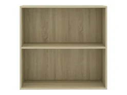Estantería de madera de ingeniería roble Sonoma 80x30x76,5 cm