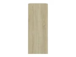 Estantería de madera de ingeniería roble Sonoma 80x30x76,5 cm