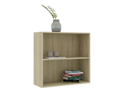 Estantería de madera de ingeniería roble Sonoma 80x30x76,5 cm