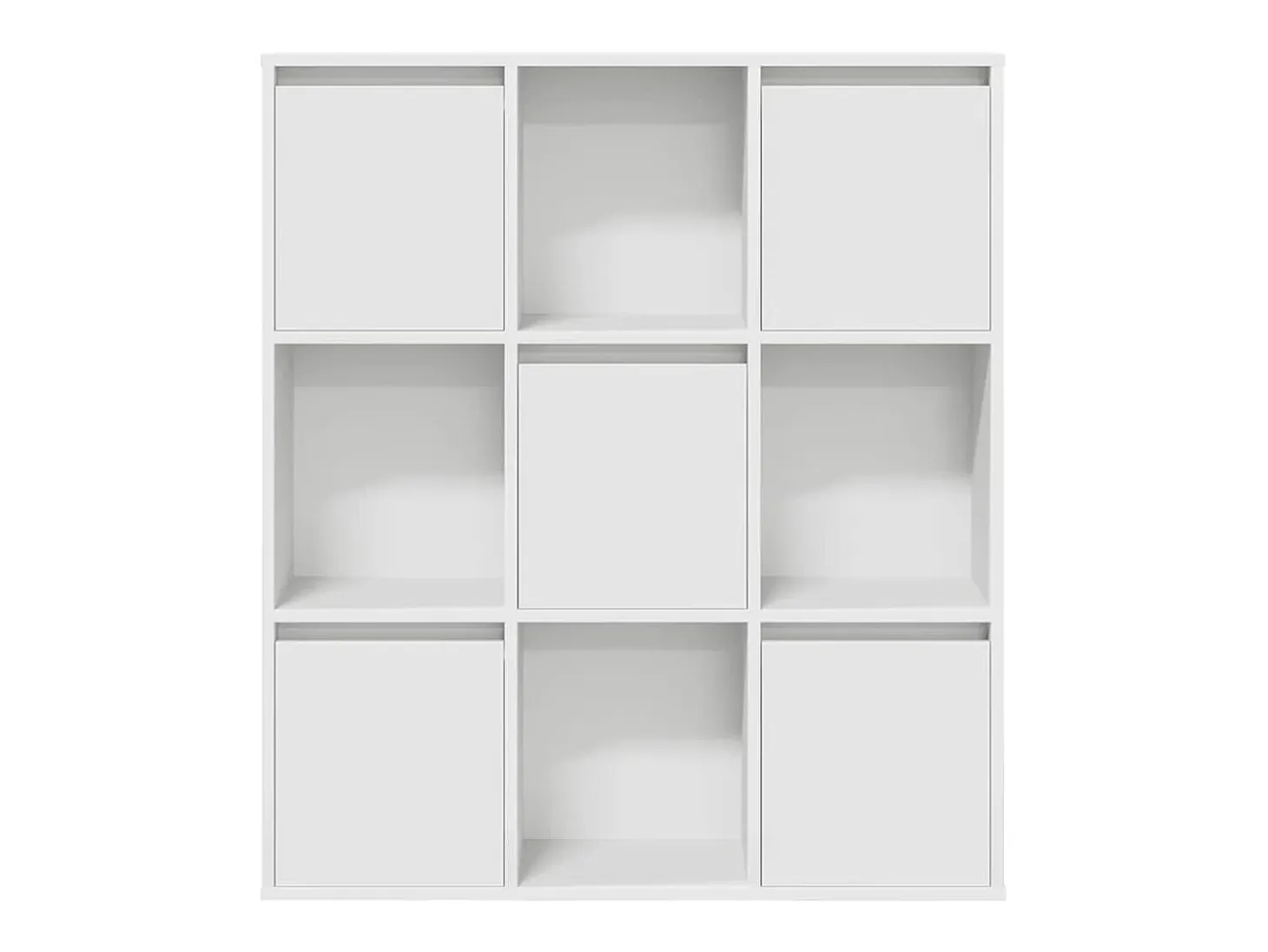 Estantería de madera de ingeniería blanca 89x24x101,5 cm